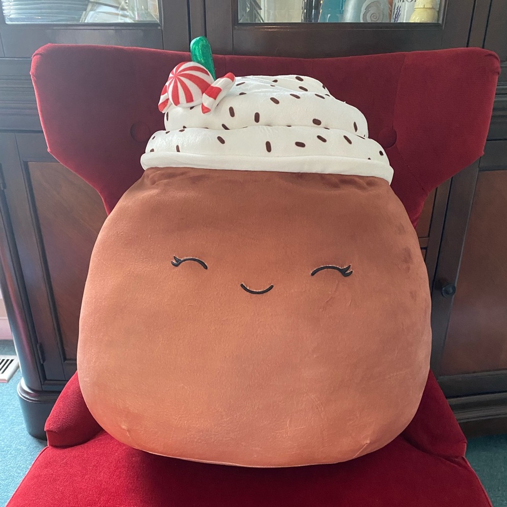 Plush Brown Home Accent Pillow